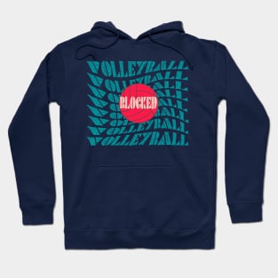 Funny Volleyball Design Hoodie